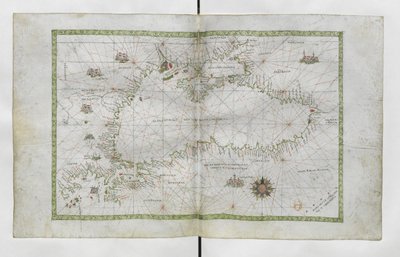 Black Sea from Nautical Atlas of the World by Francesco Ghisolfi